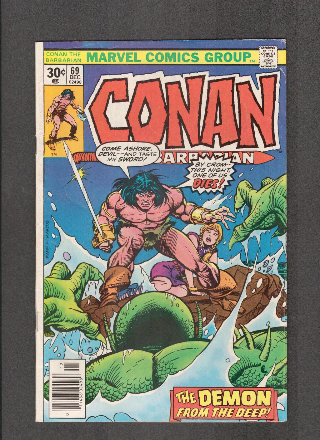 Conan the Barbarian #69 (1976) Gil Kane, Roy Thomas Marvel Comics
