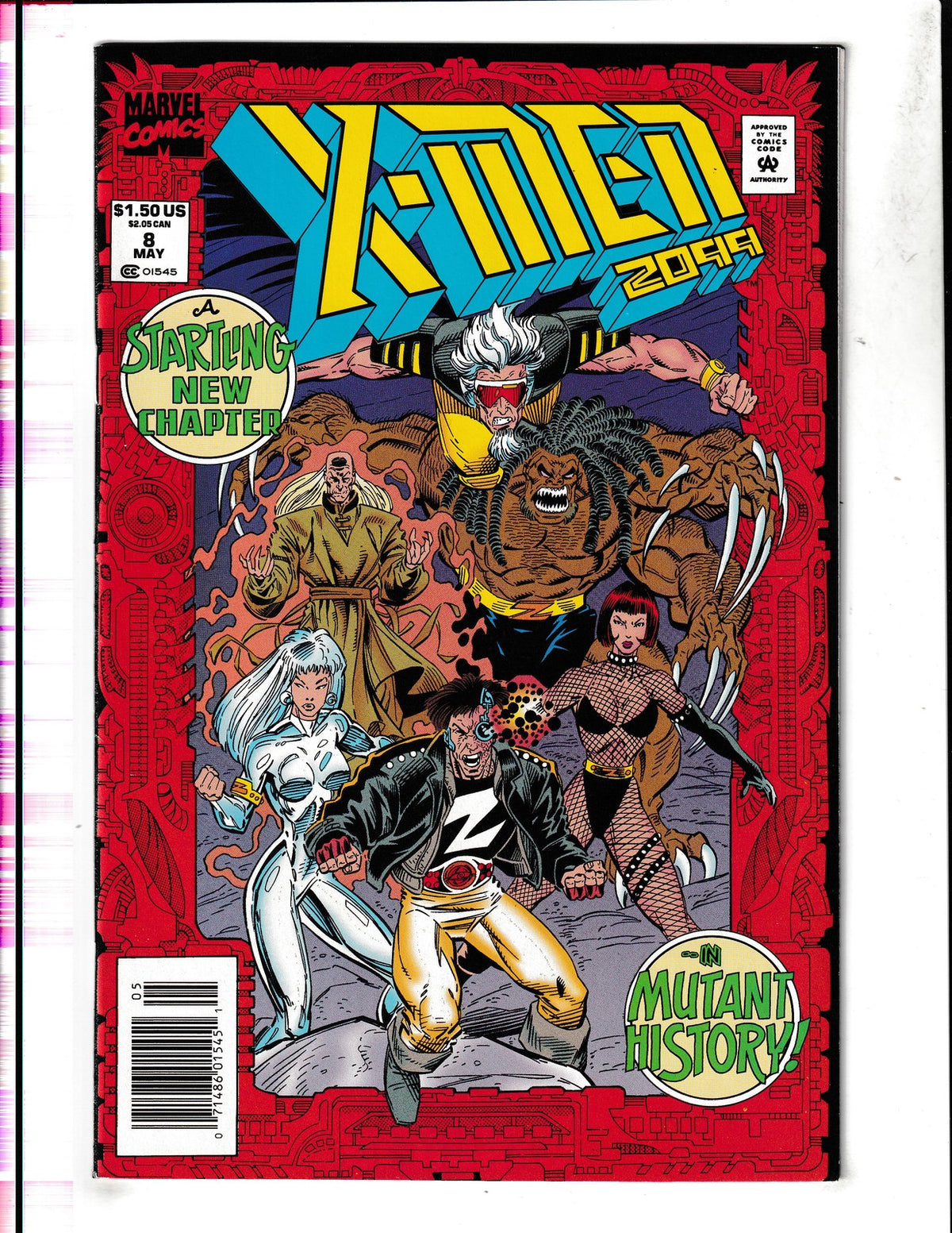 X-Men 2099 #8 (1994) New Chapter In Mutant History Marvel Comics