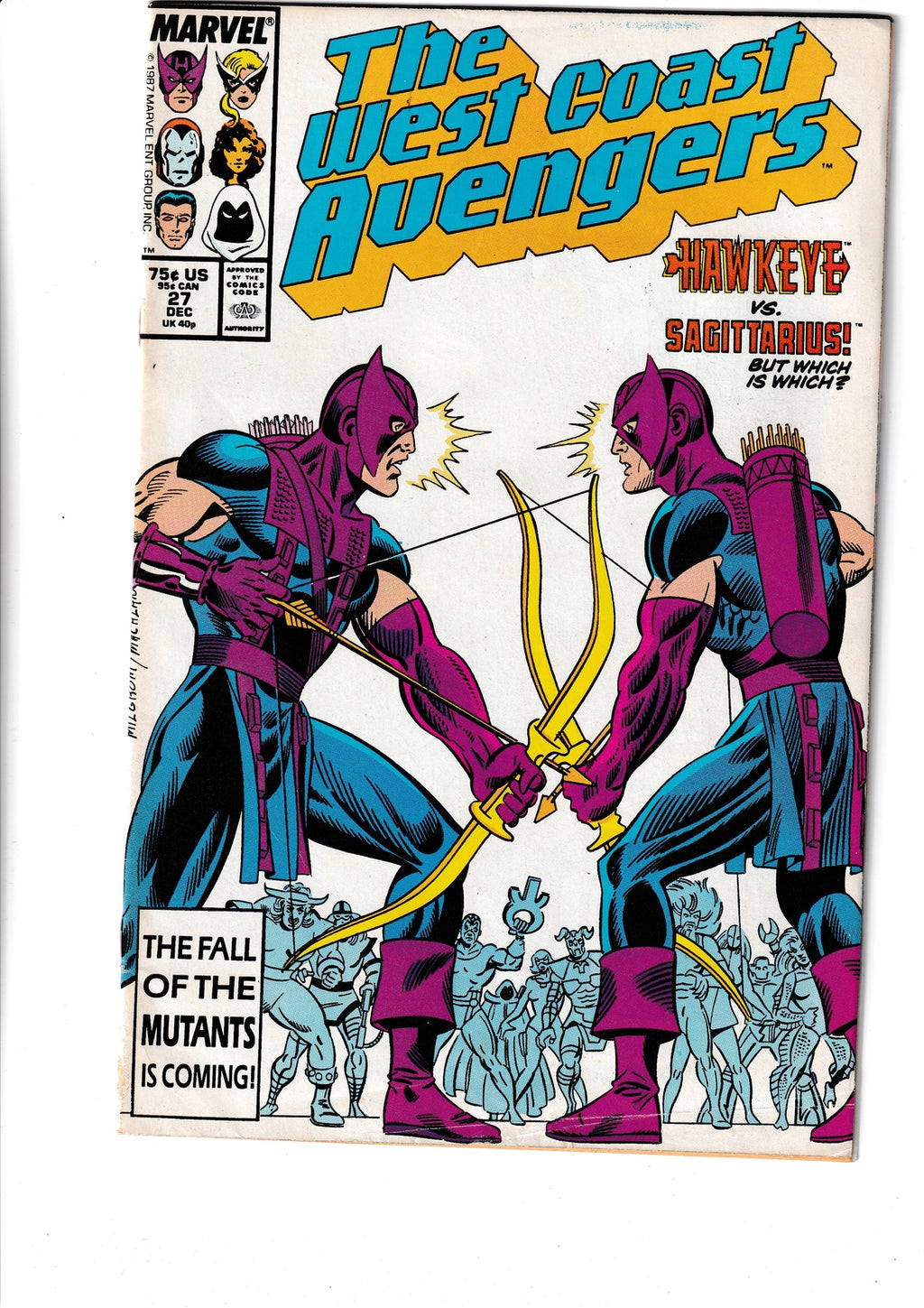 West Coast Avengers #27 (1987) Marvel Comics SKU:202