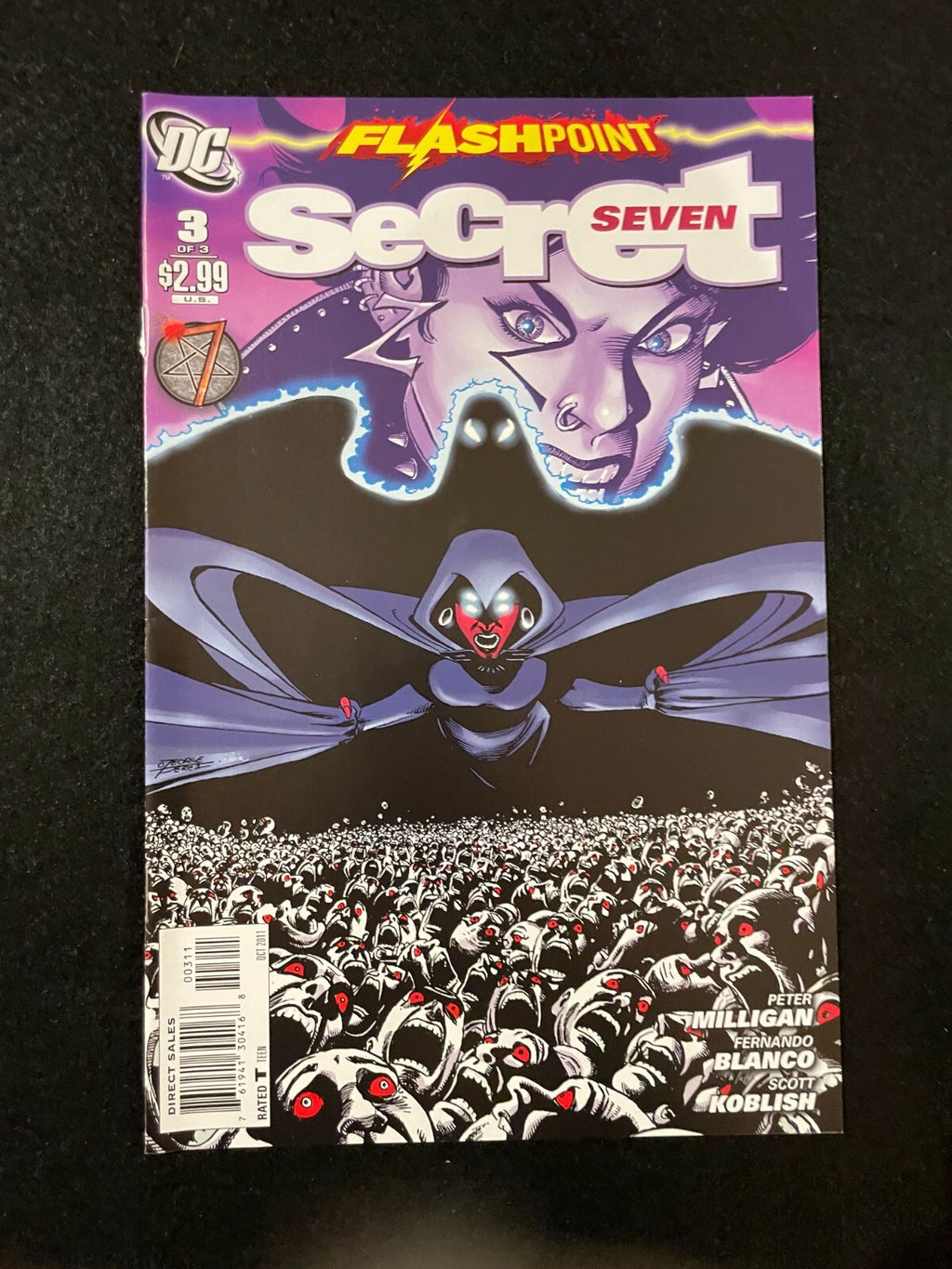 Flashpoint: Secret Seven #1-3 Complete Set (2011) DC Comics