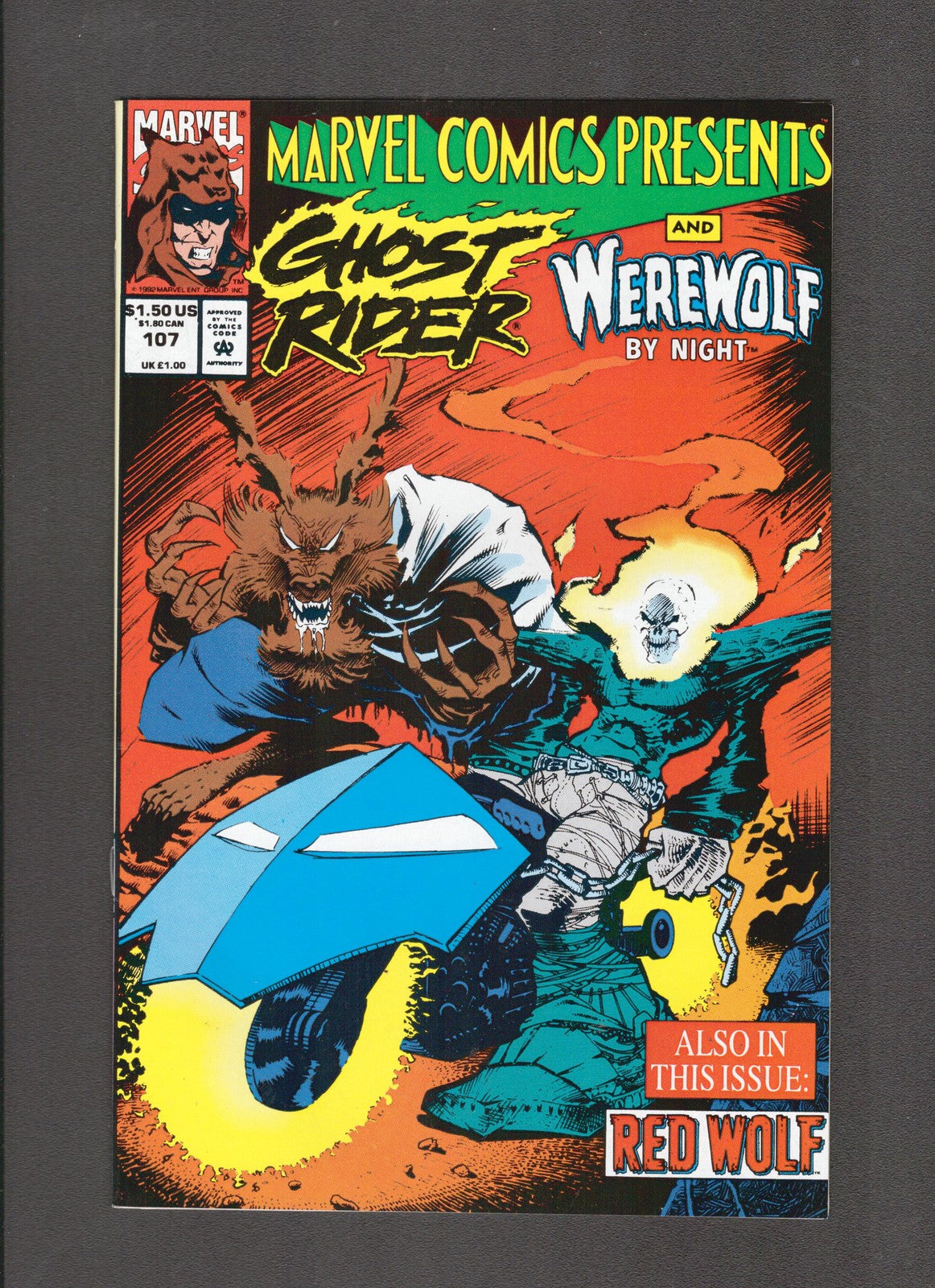 Marvel Comics Presents #107 (1992) Ghost Rider & Werewolf Marvel Comics