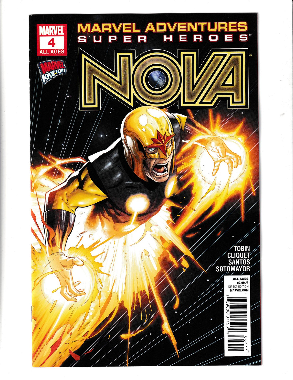Marvel Adventures: Super Heroes #4 (2010) Nova Marvel Comics