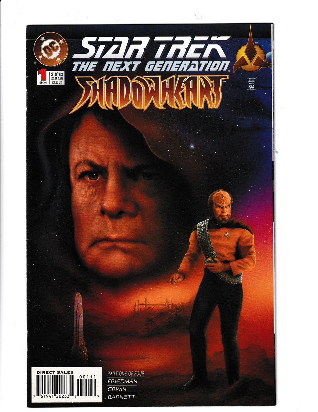 Star Trek: The Next Generation/Shadowheart #1 (1994) DC Comics