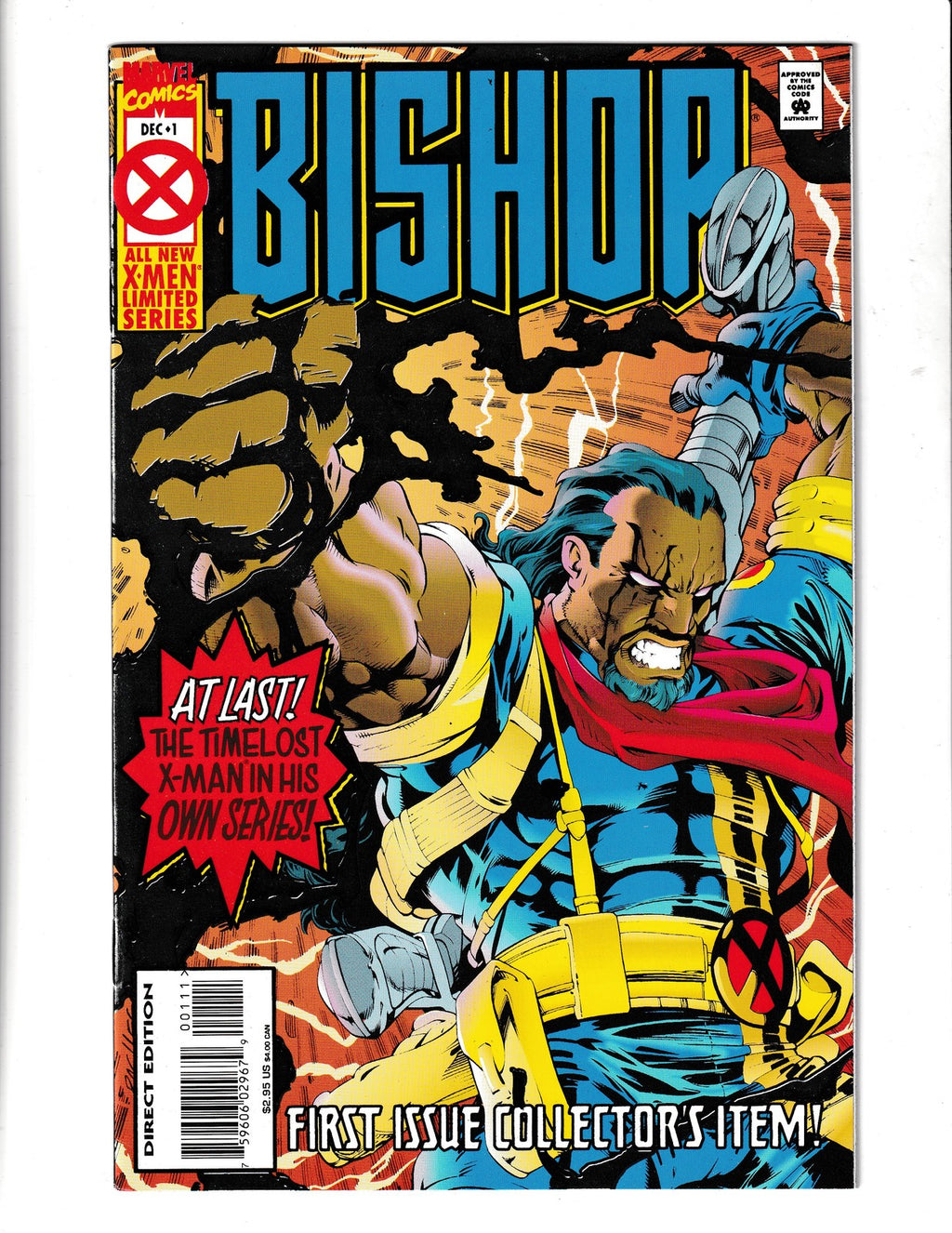 Bishop #1 (1994) Silver Foil Cover Marvel Comics