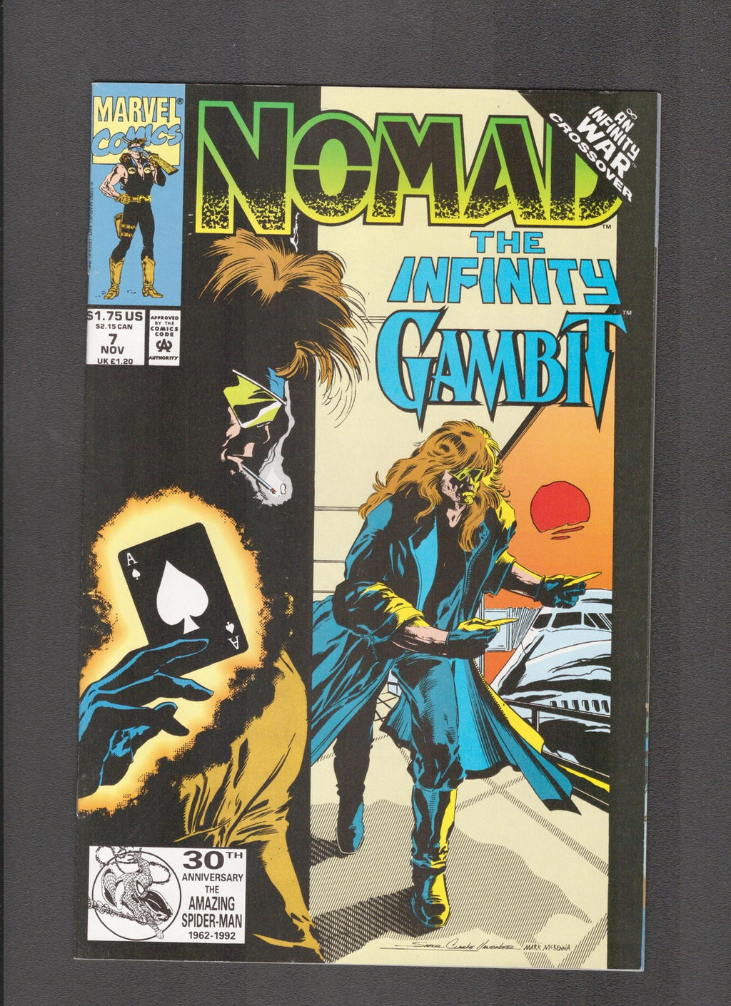 Nomad #7 (1992) Mark McKenna - Clark Hawbaker Marvel Comics
