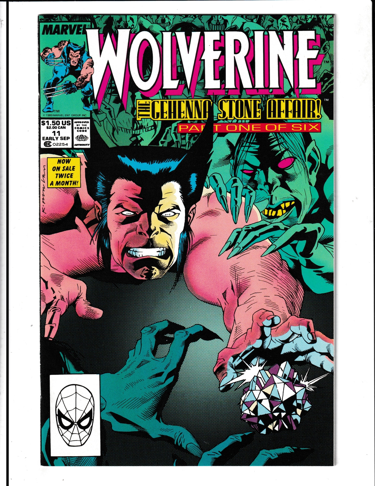 Wolverine #11 (1989) High Grade Marvel Comics SKU:1326