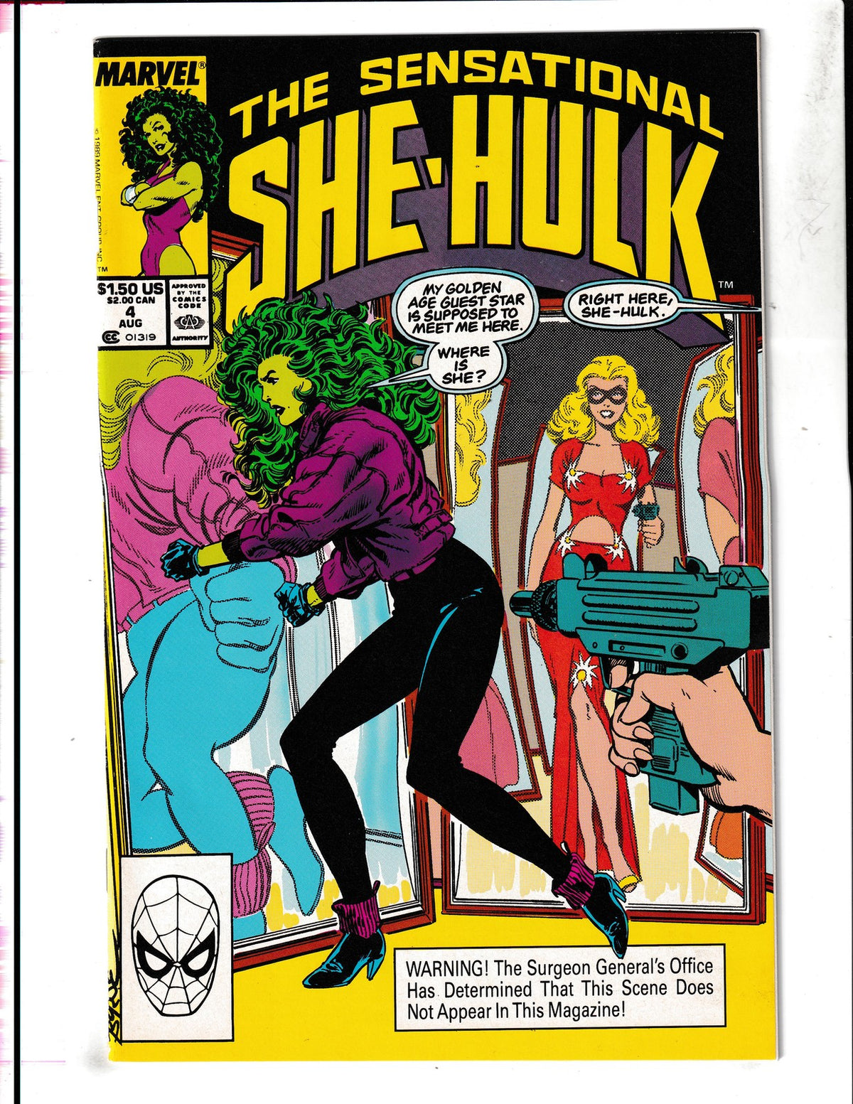 Sensational She-Hulk #4 (1989) Byrne Marvel Comics