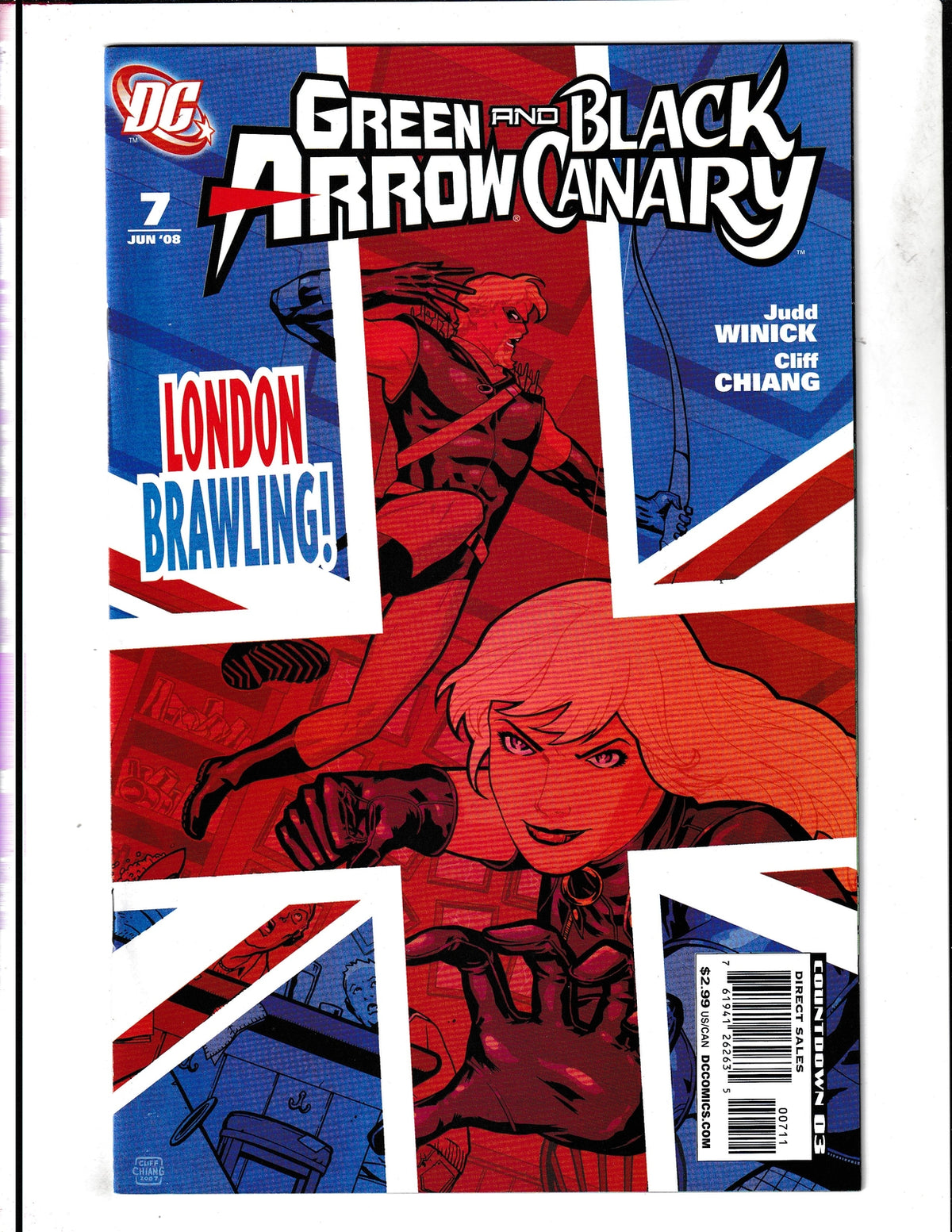 Green Arrow and Black Canary #7 (2008) DC Comics