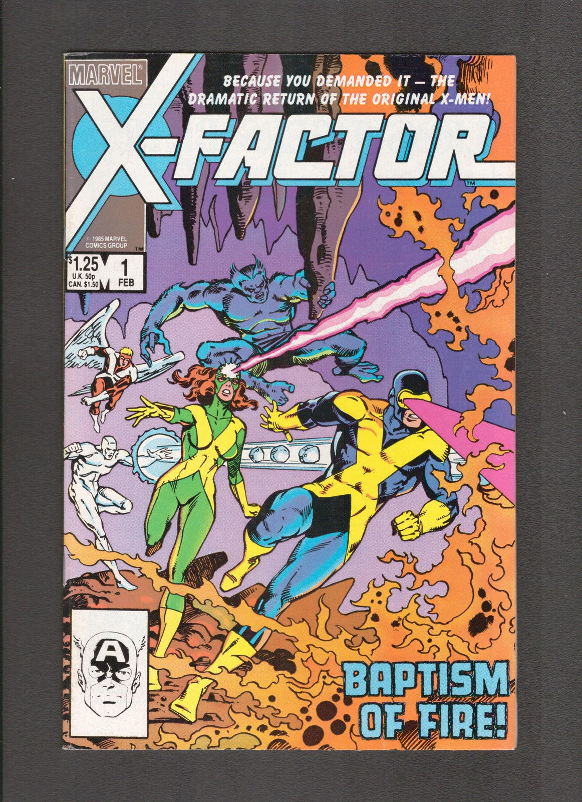 X-Factor #1 (1986) 1st App and Origin Marvel Comics