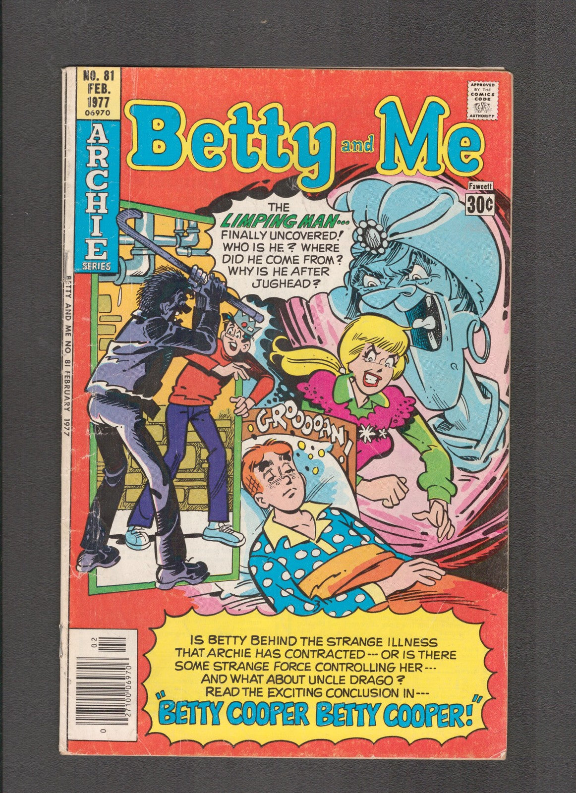 Betty and Me #81 (1977) Betty Cooper Archie Comics