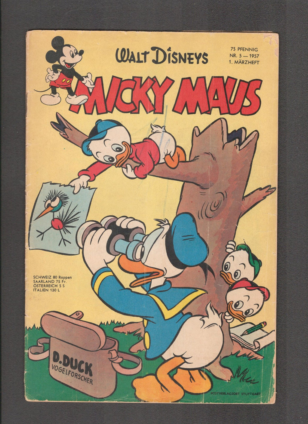 Mickey Maus (Mouse) #5 (1957) GERMAN Disney Comics