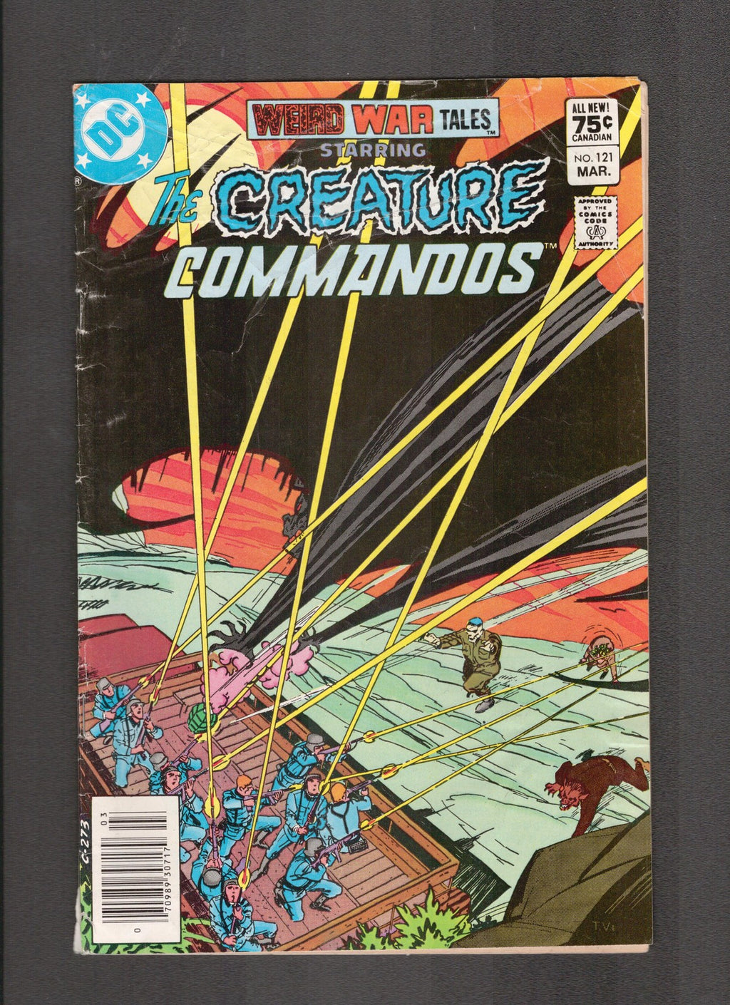 Weird War Tales #121 (1983) Creature Commandos DC Comics