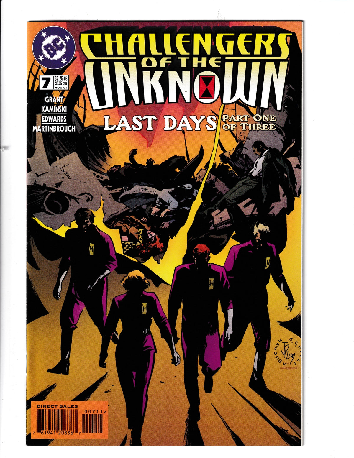 Challengers of the Unknown #7 (1997) Higher Grade DC Comics