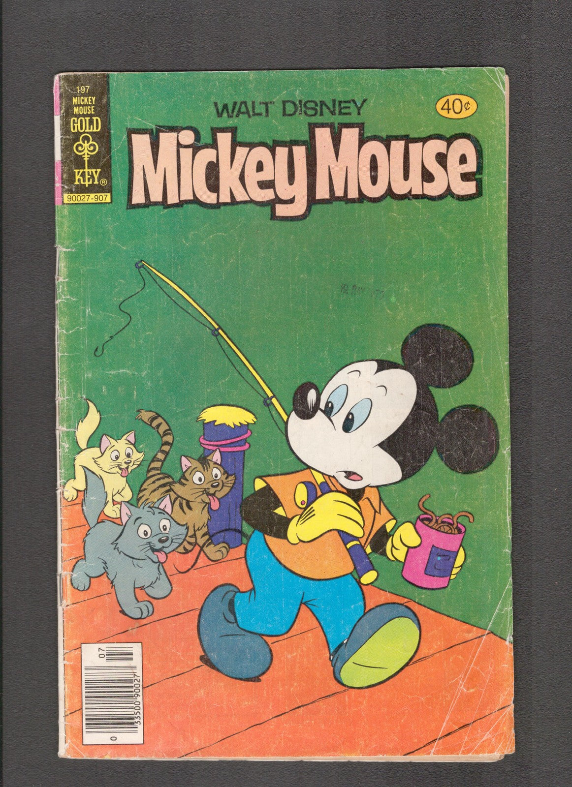 Mickey Mouse #197 (1979) LOW GRADE, READER'S COPY Gold Key Comics