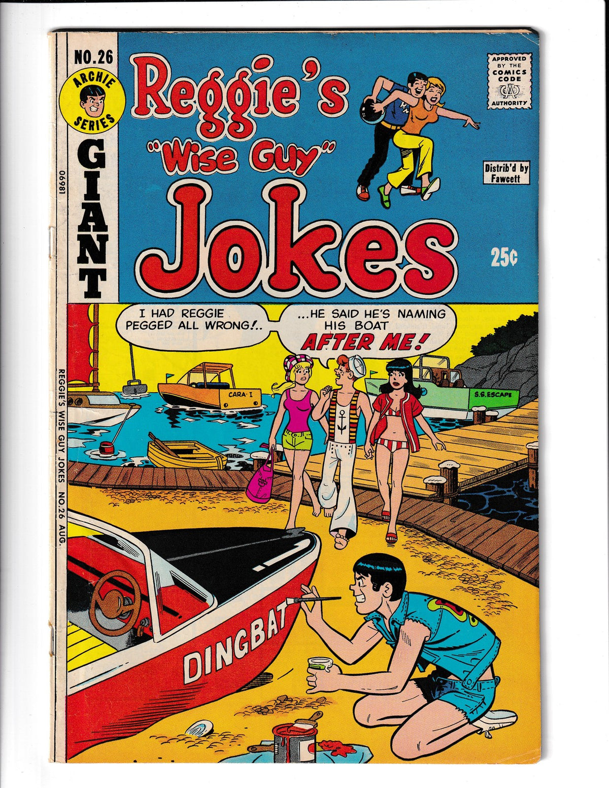 Reggie's Wise-Guy Jokes #26 (1973) Archie Comics