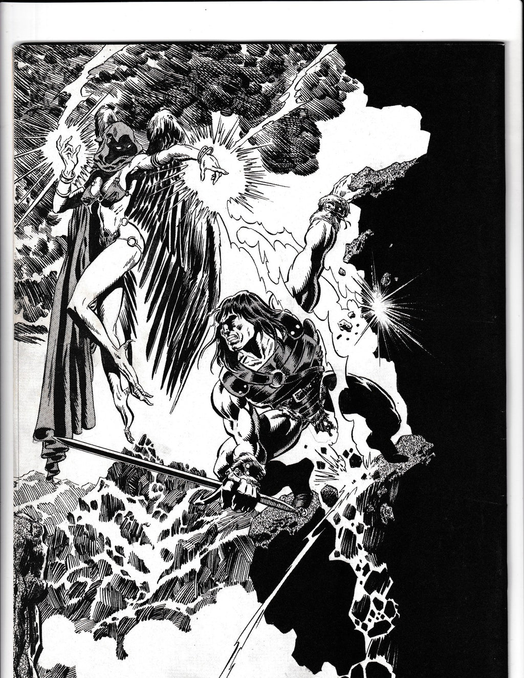 Savage Sword of Conan #160 (1989) Ernie Chan Portfolio Marvel Comics