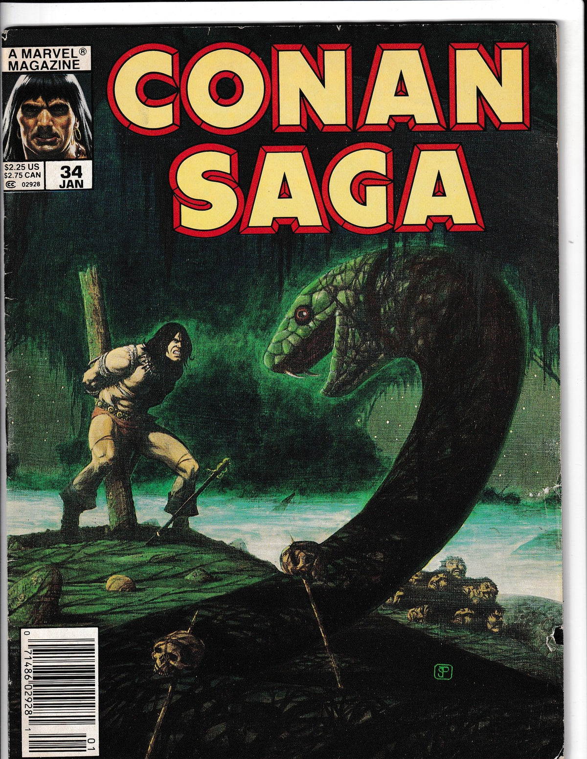 Conan Saga #34 (1990) The Barbarian Marvel Comics