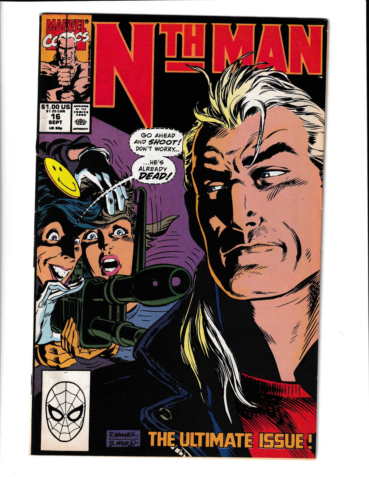 Nth Man #16 (1990) Marvel Comics