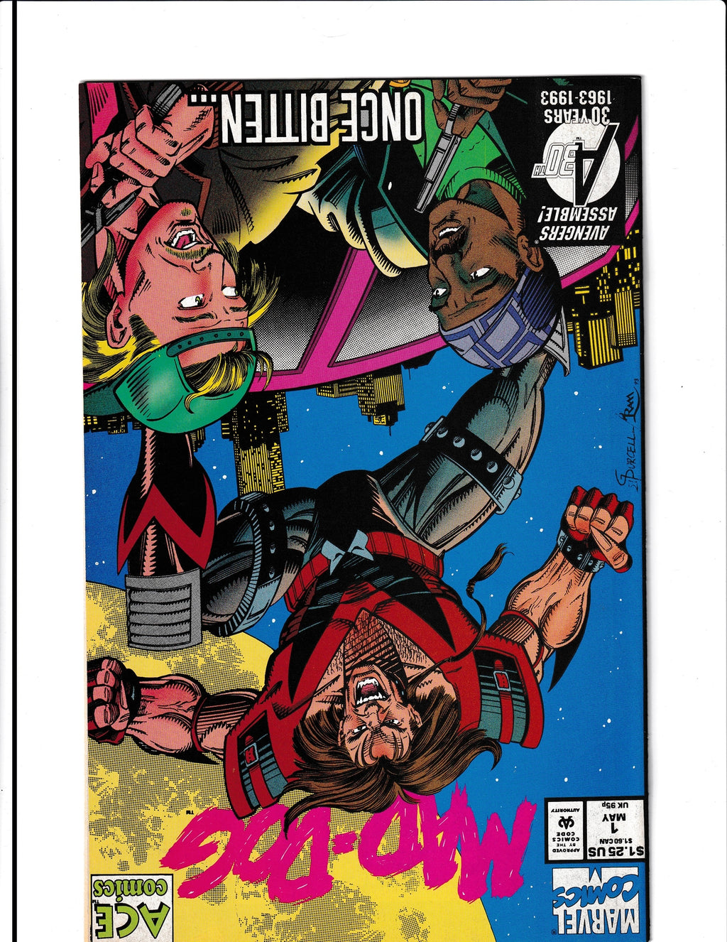 Mad-Dog #1 (1993) Dual-Sided Cover Marvel Comics