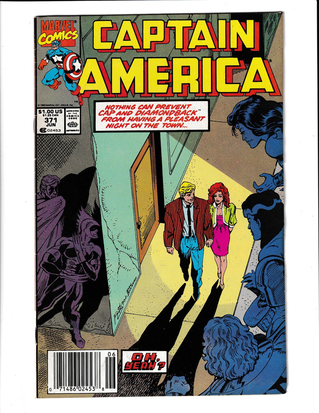 Captain America #371 (1990) Marvel Comics SKU:3280
