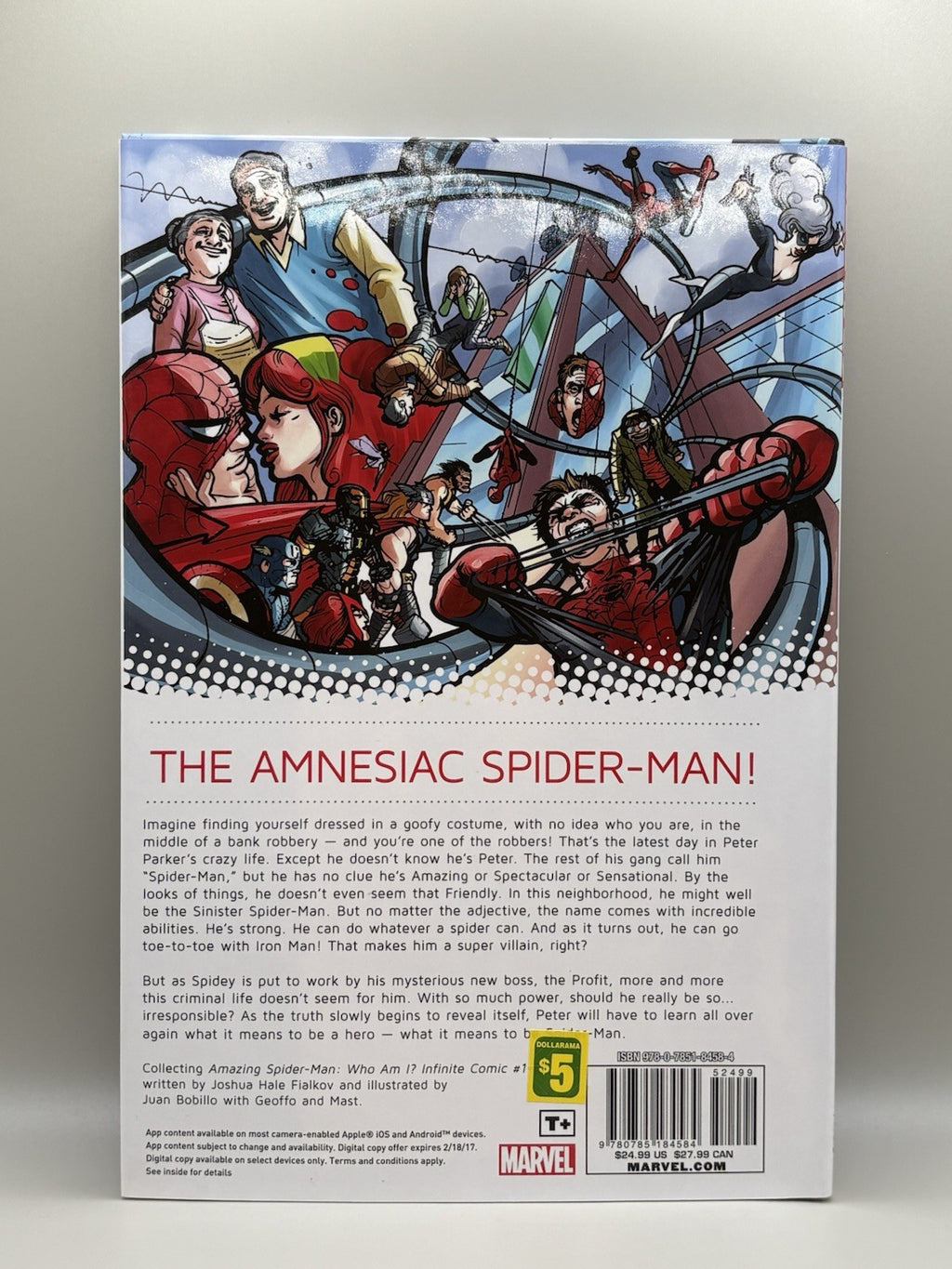 Amazing Spider-Man: Who Am I? (2015) Hardcover Fialkov Bobillo Marvel Comics