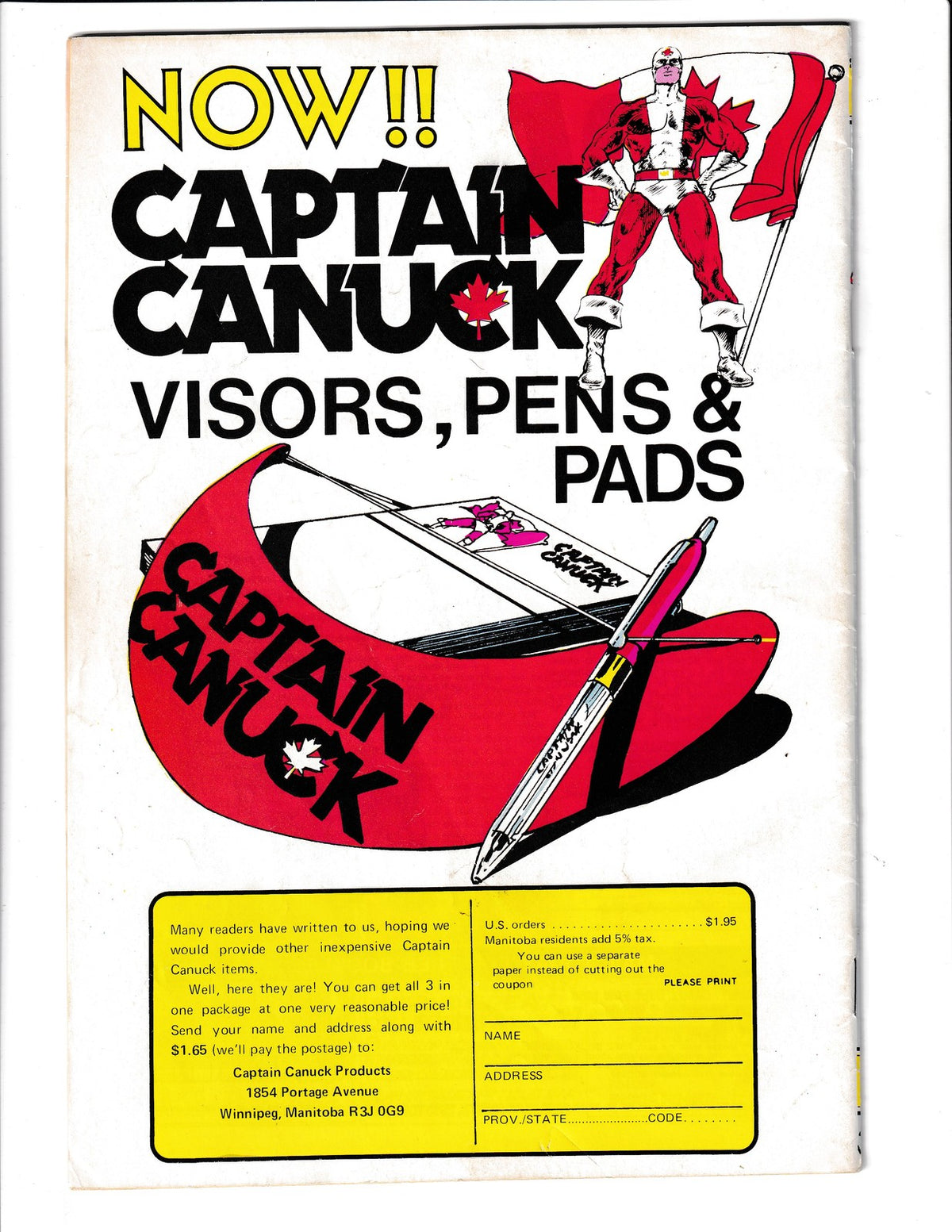 Captain Canuck #2 (1976) Comely  Comics