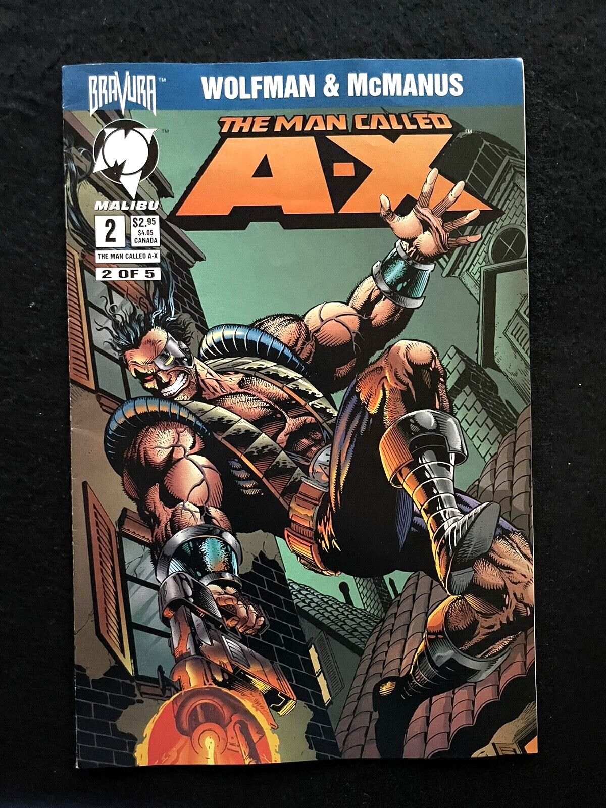 Man Called A-X Run of 4  #0,1A,2,3 (1993-95) Malibu Comics