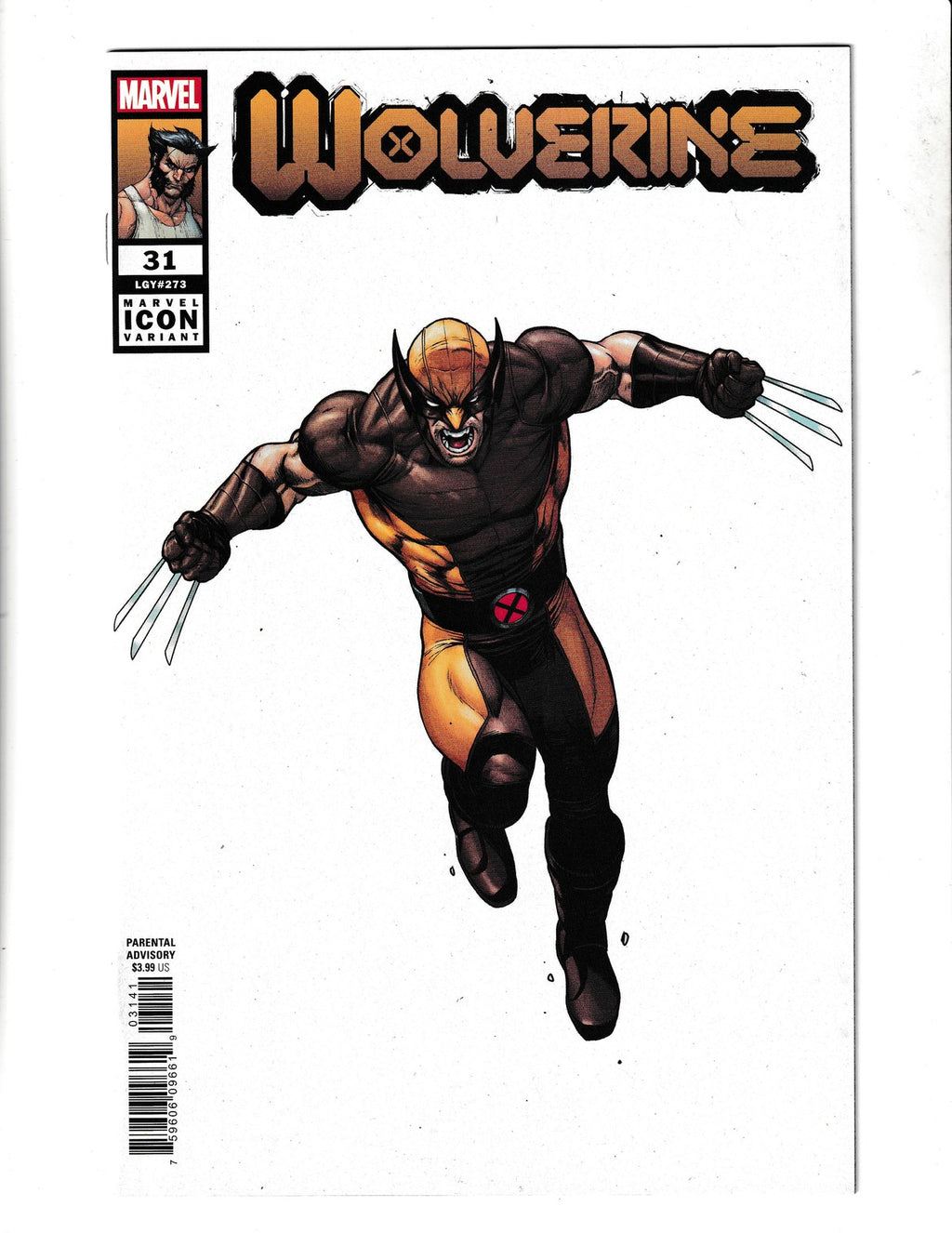 Wolverine #31d (2023) Stefano Caselli Icon Cover Marvel Comics