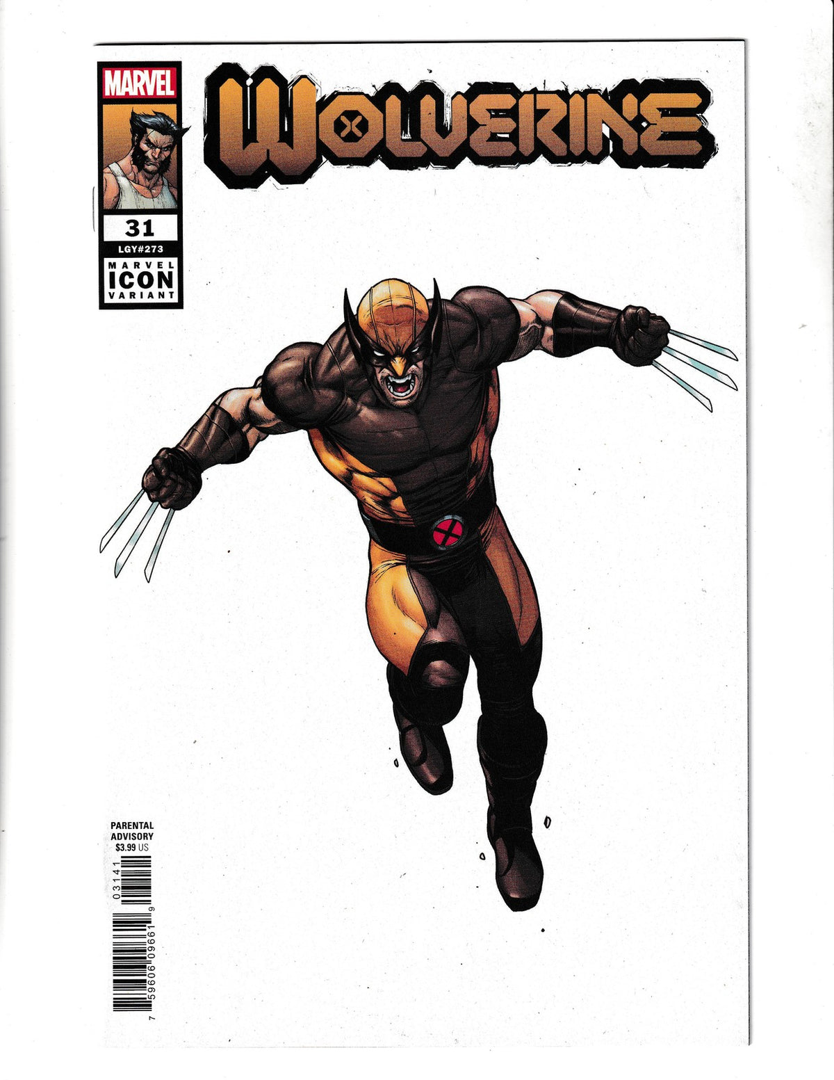 Wolverine #31d (2023) Stefano Caselli Icon Cover Marvel Comics