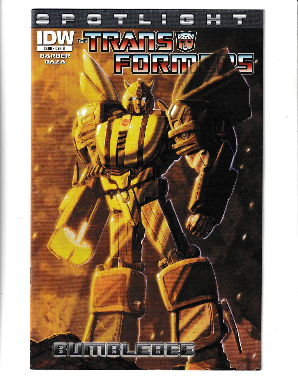 Transformers Spotlight: Bumblebee #1b (2013) Olivio Ramondelli IDW Comics