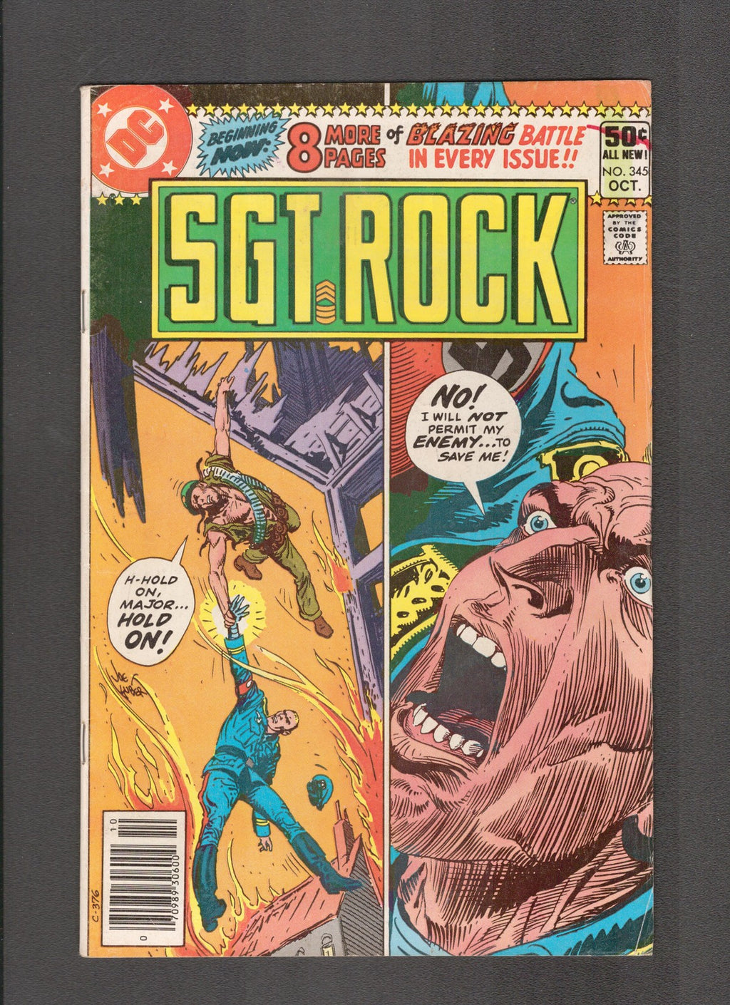 SGT. Rock #345 (1980) Joe Kubert DC Comics