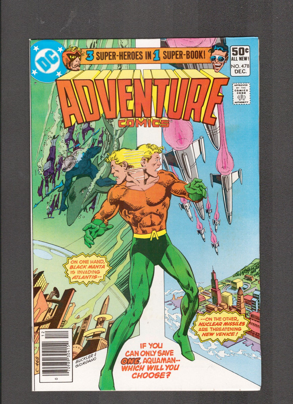 Adventure Comics #478 (1980) Aquaman DC Comics