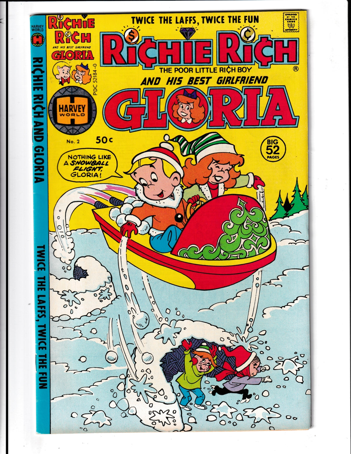 Richie Rich & Gloria #2 (1977) Harvey Comics