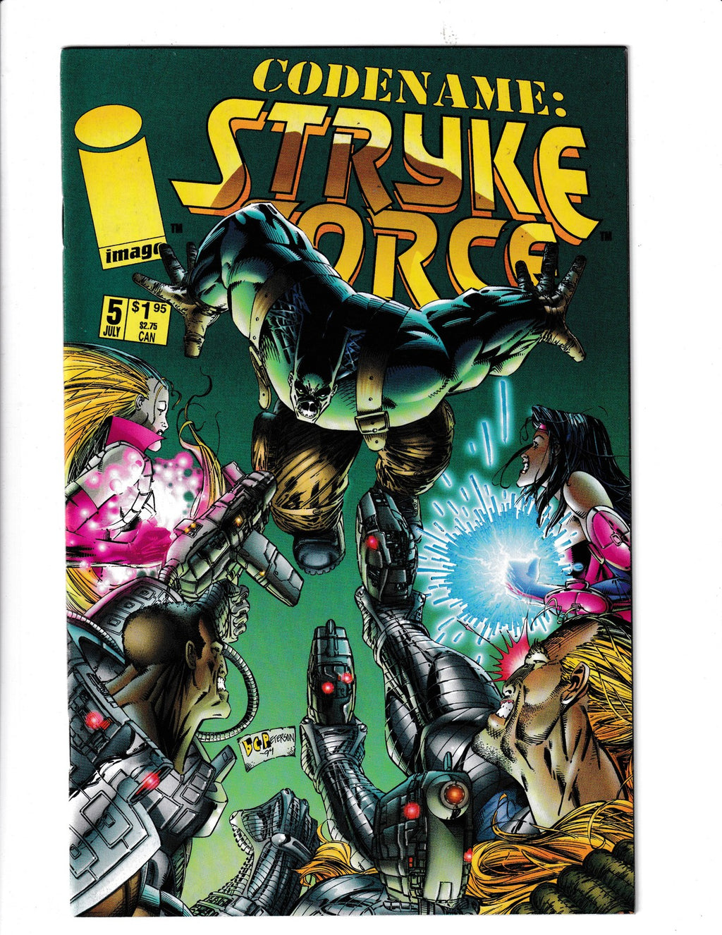 Codename: Stryke Force #5 (1994) Benitez Pin-Up Centrefold Image Comics