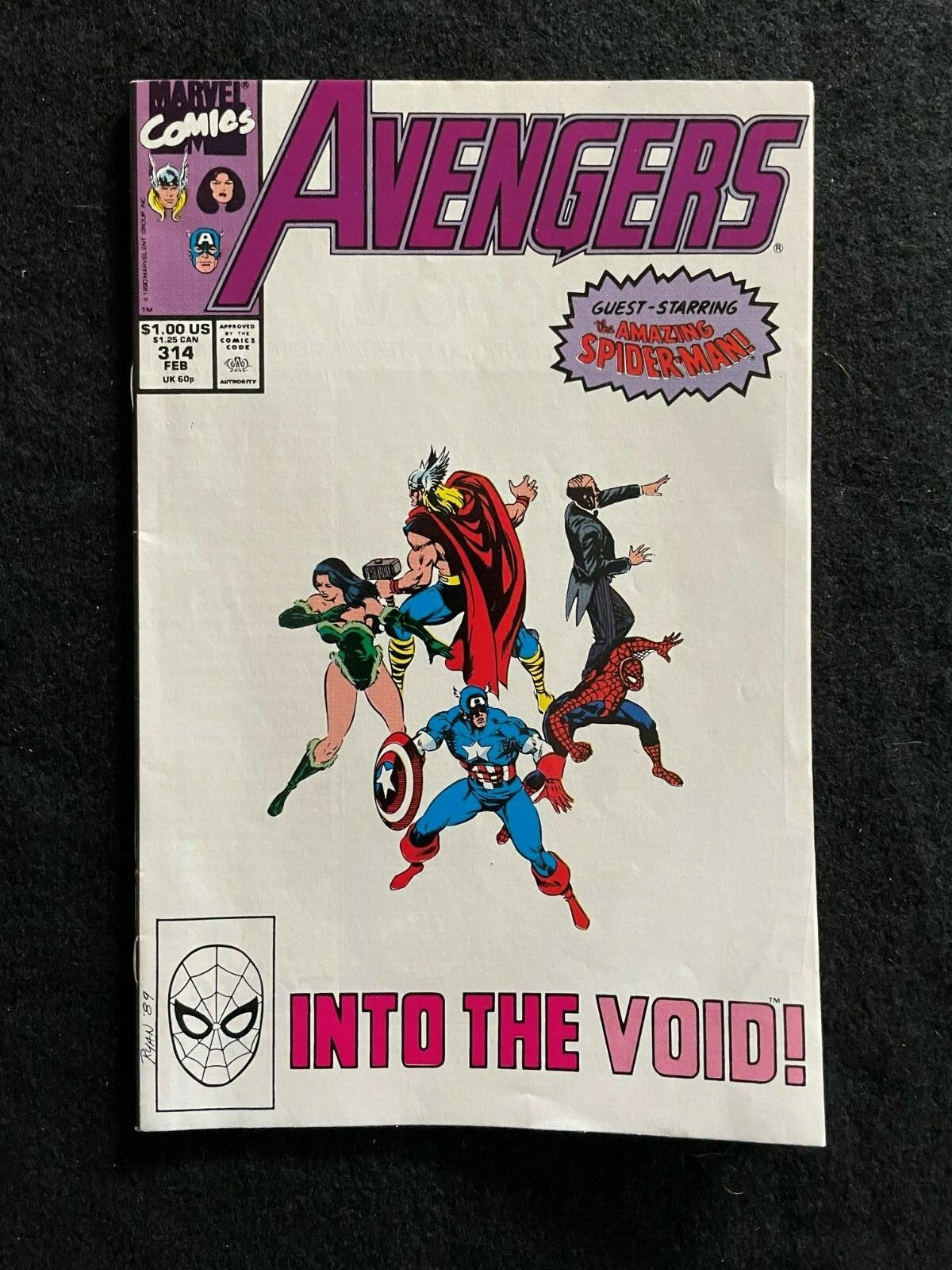 Avengers #314 Feb 1990 Marvel Comics