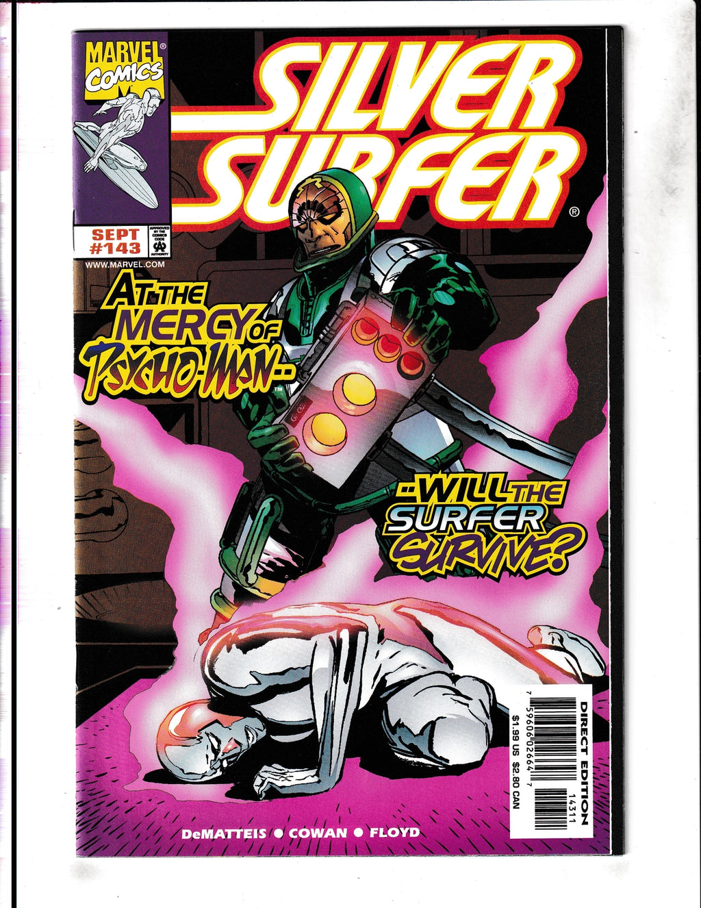 Silver Surfer #143 (1998) LOW PRINT RUN Marvel Comics