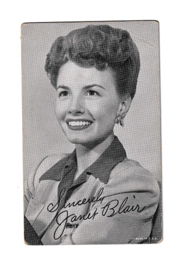 Arcade Cards 1940's - Celebrities - Janet Blair