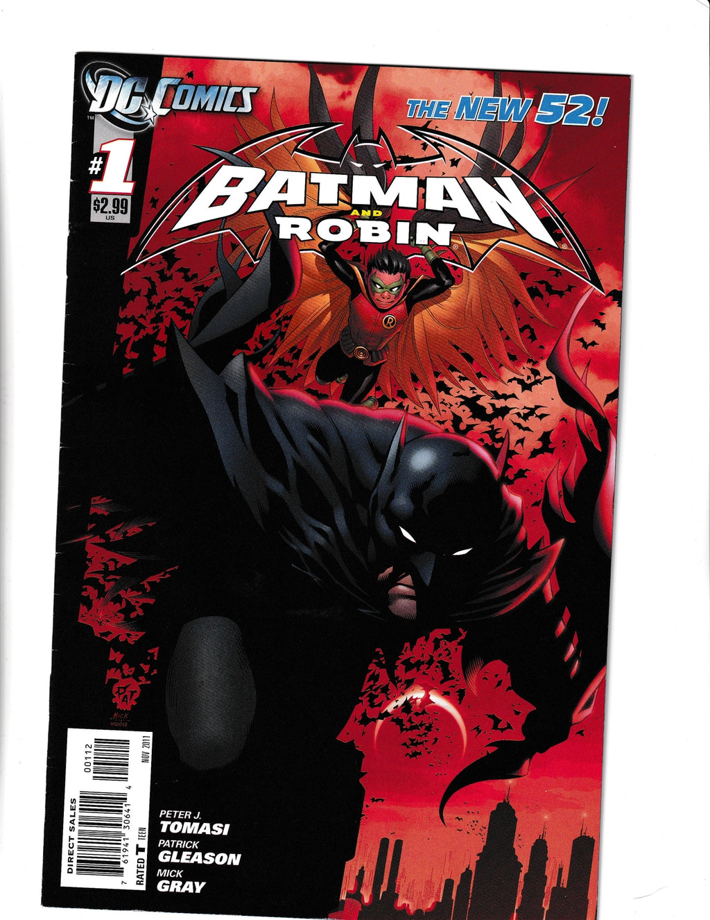 Batman and Robin #1b (2011) DC Comics