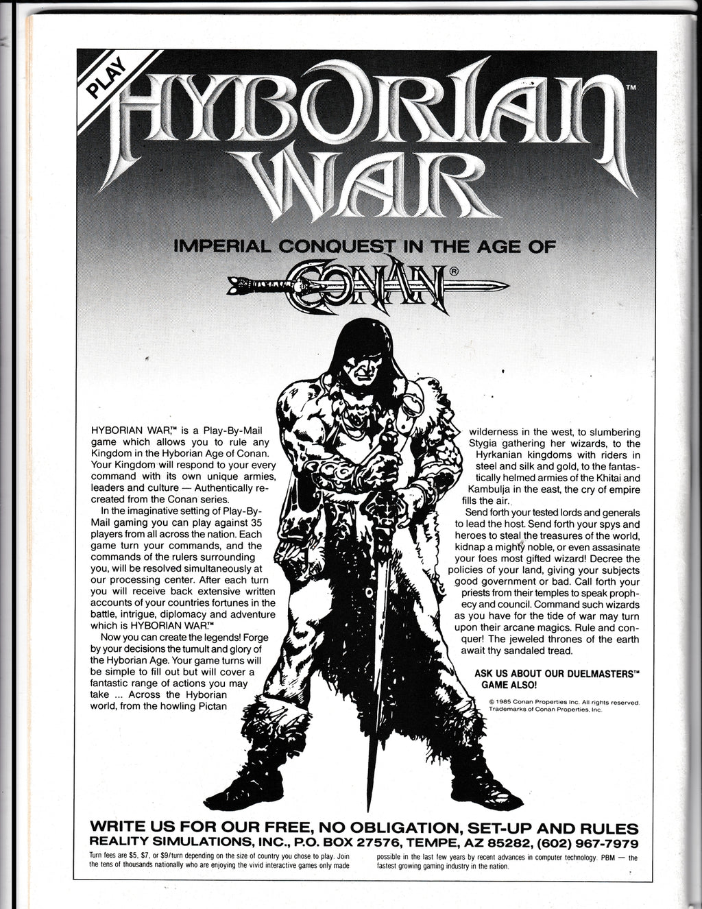 Savage Sword of Conan #186 (1991) Marvel Comics