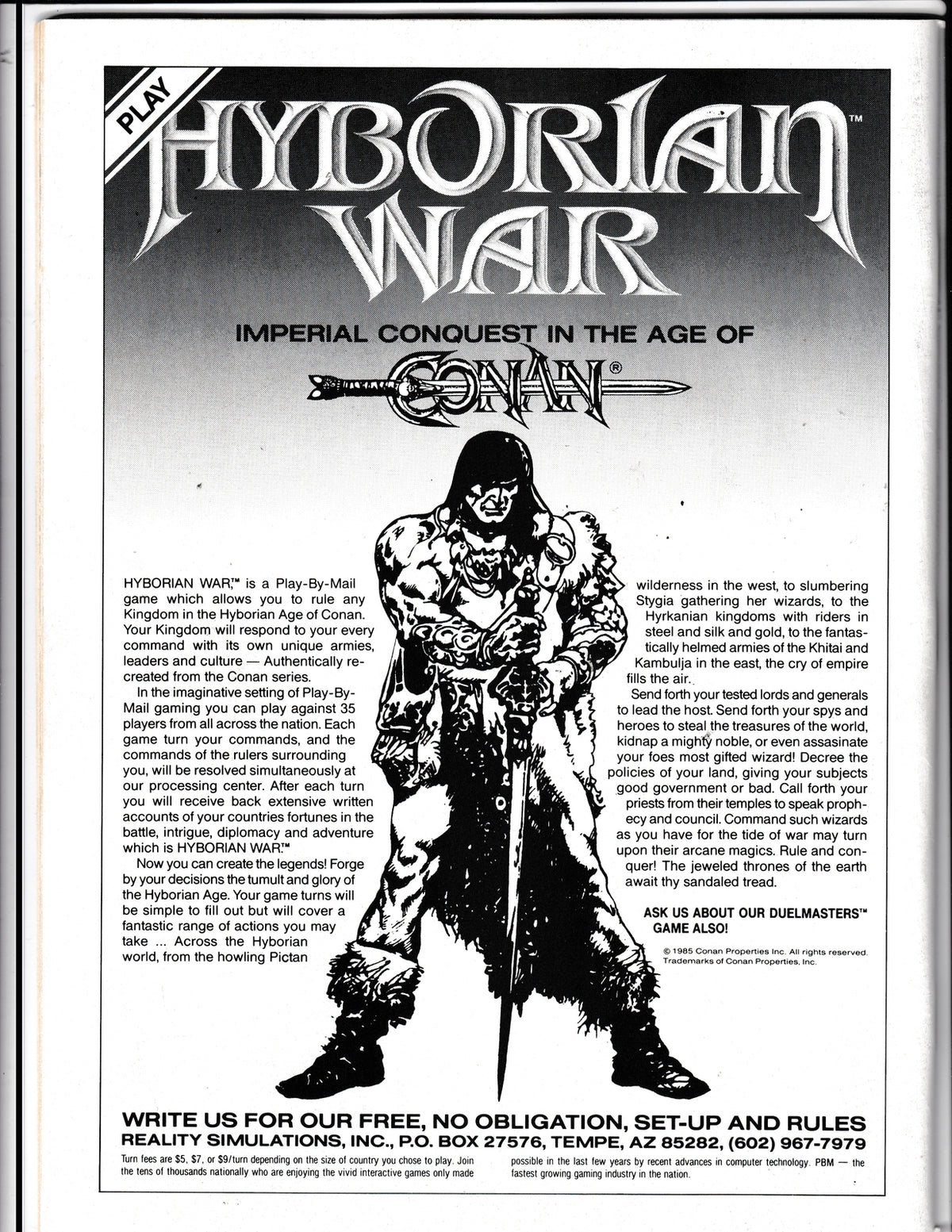 Savage Sword of Conan #186 (1991) Marvel Comics