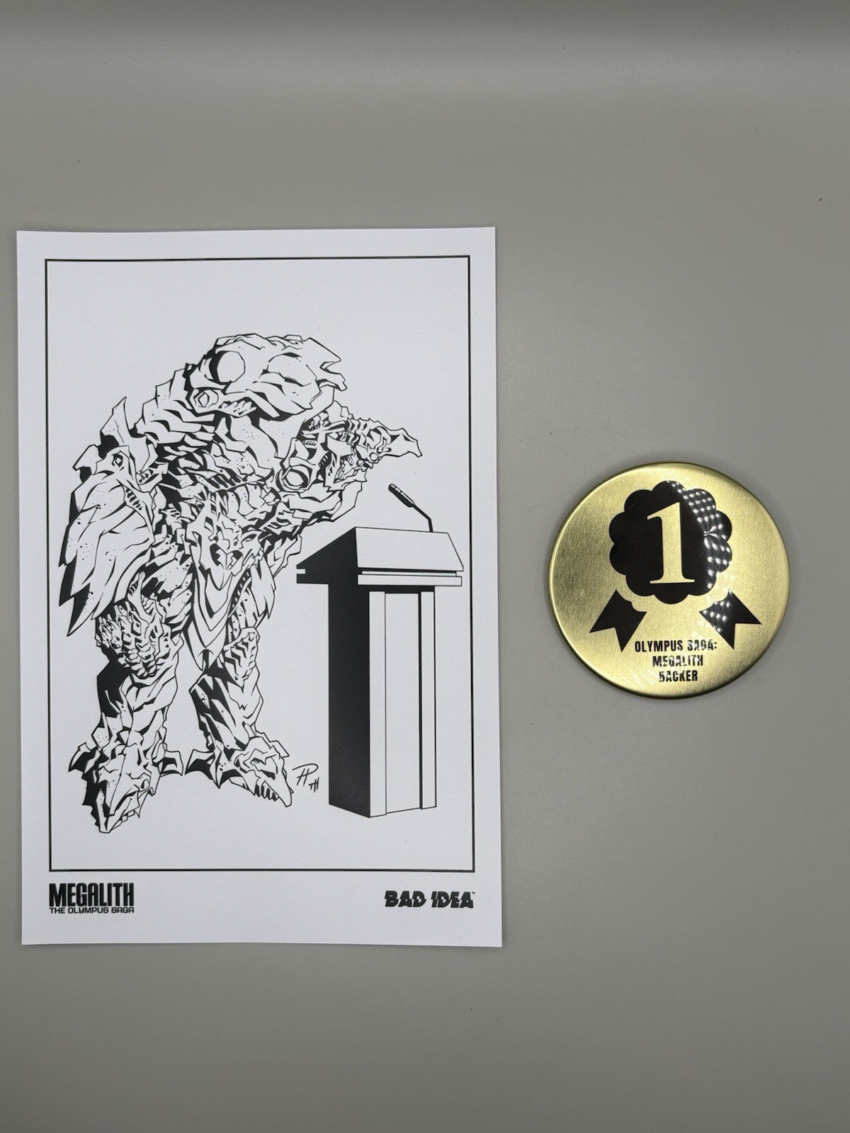 Megalith: The Olympus Saga Hardcover Deluxe Edition Kickstarter 8 Item Bundle