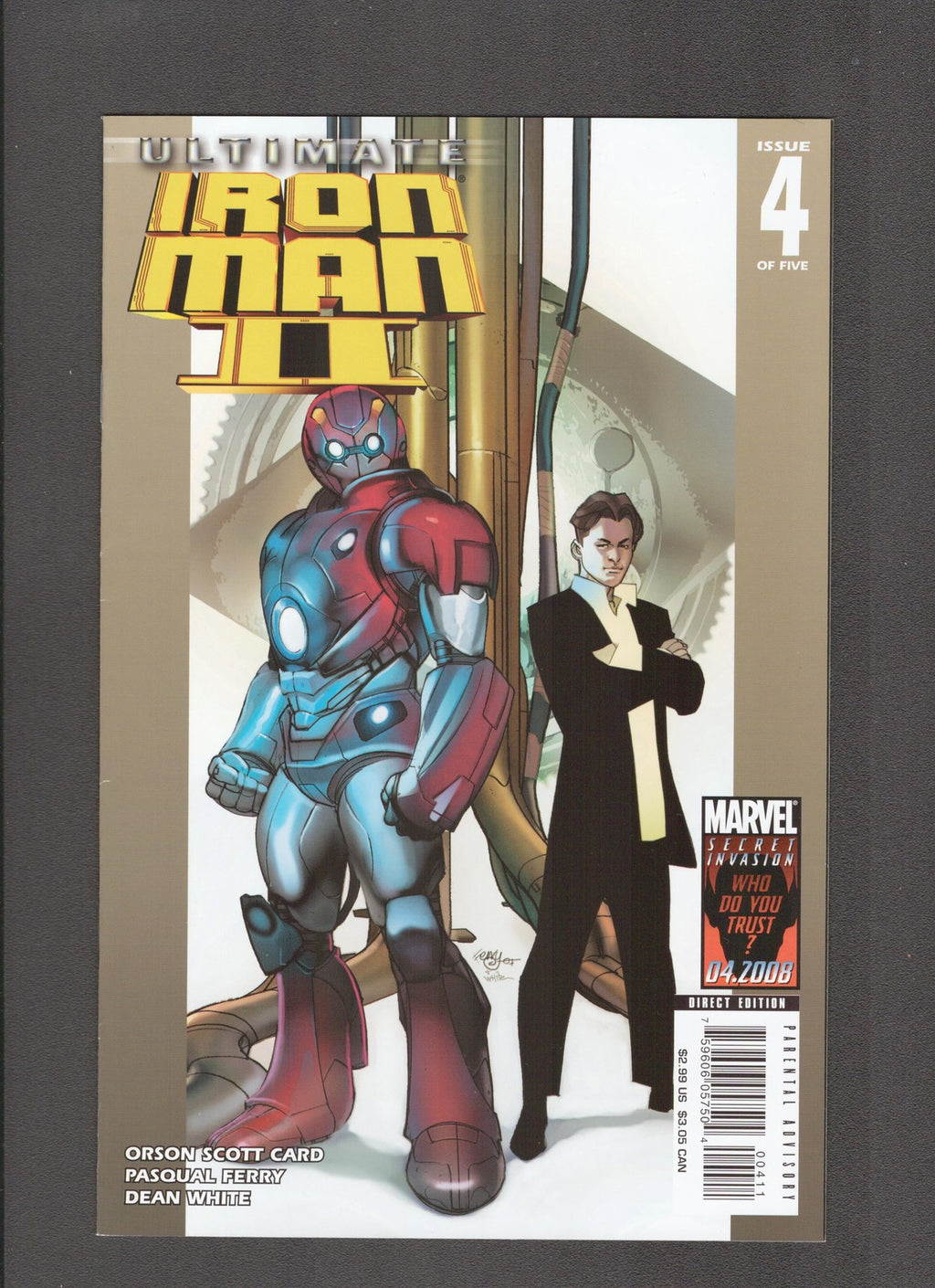 Ultimate Iron Man II #4 (2008) Pascal Ferry Marvel Comics