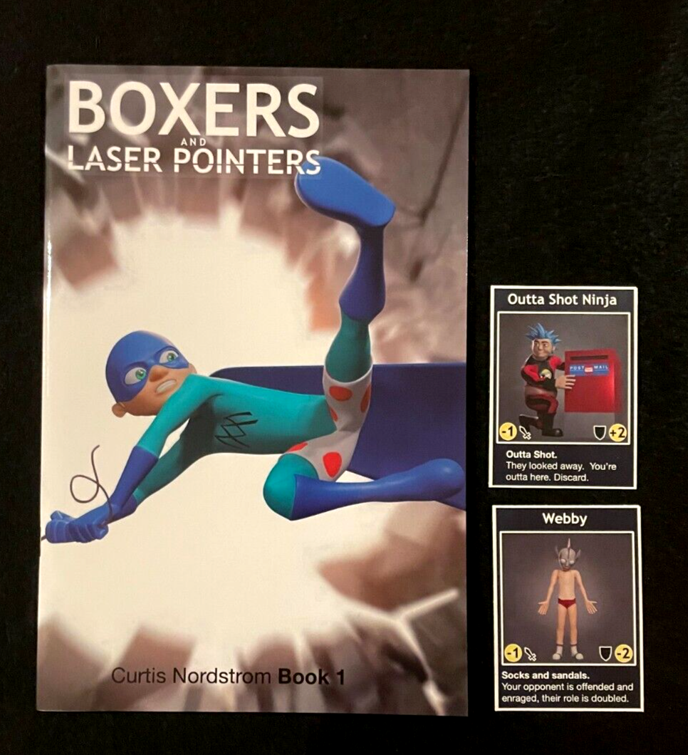 Boxers and Laser Pointers with cards #1 - Curtis Nordstrom
