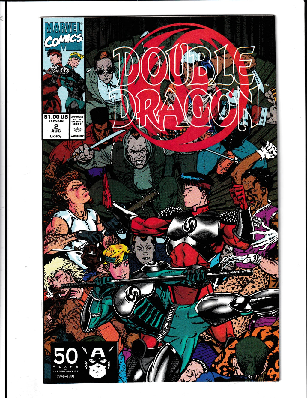 Double Dragon #2 (1991) Marvel Comics SKU:669