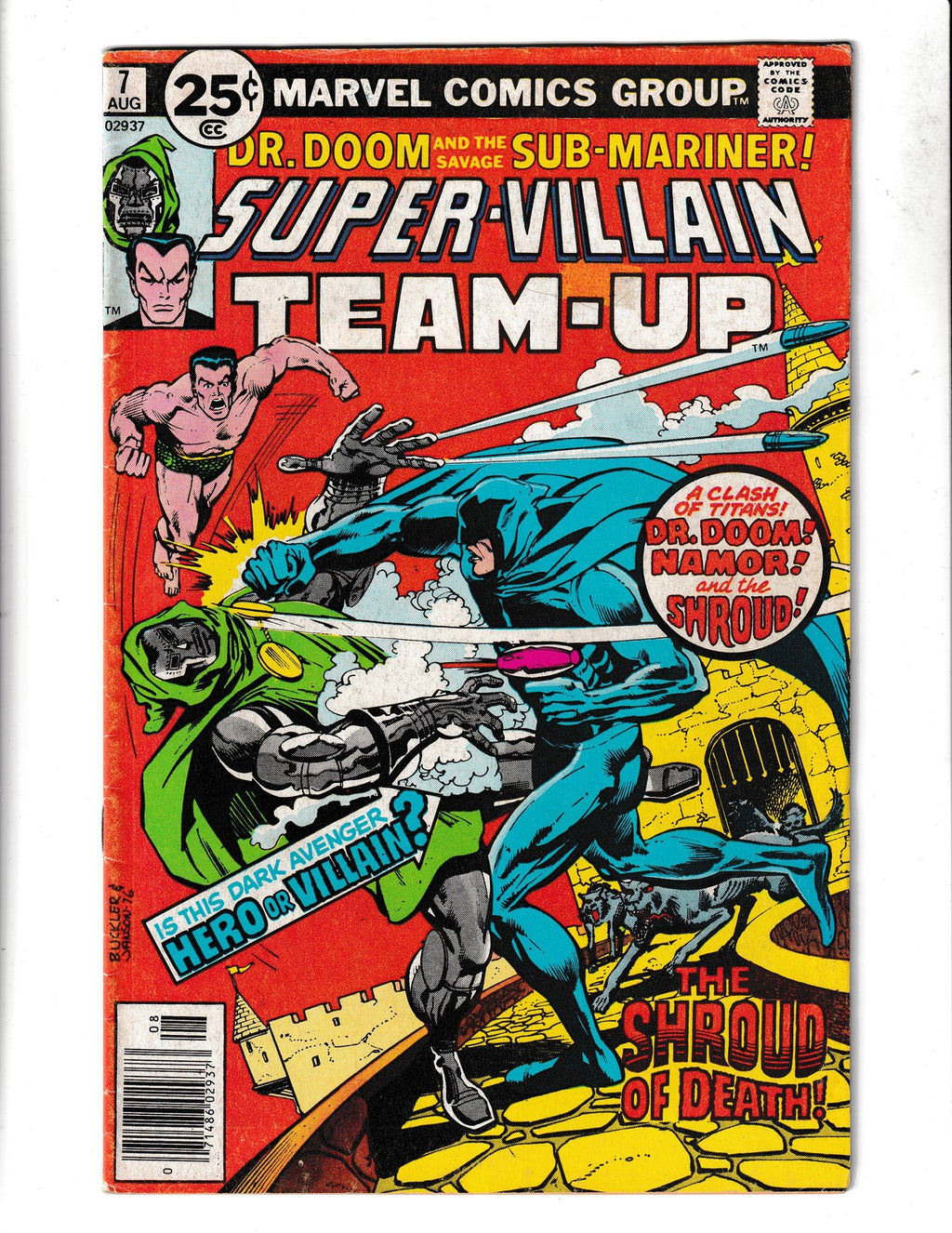 Super-Villain Team-Up #7 (1976) Dr. Doom and Sub-Mariner Marvel Comics