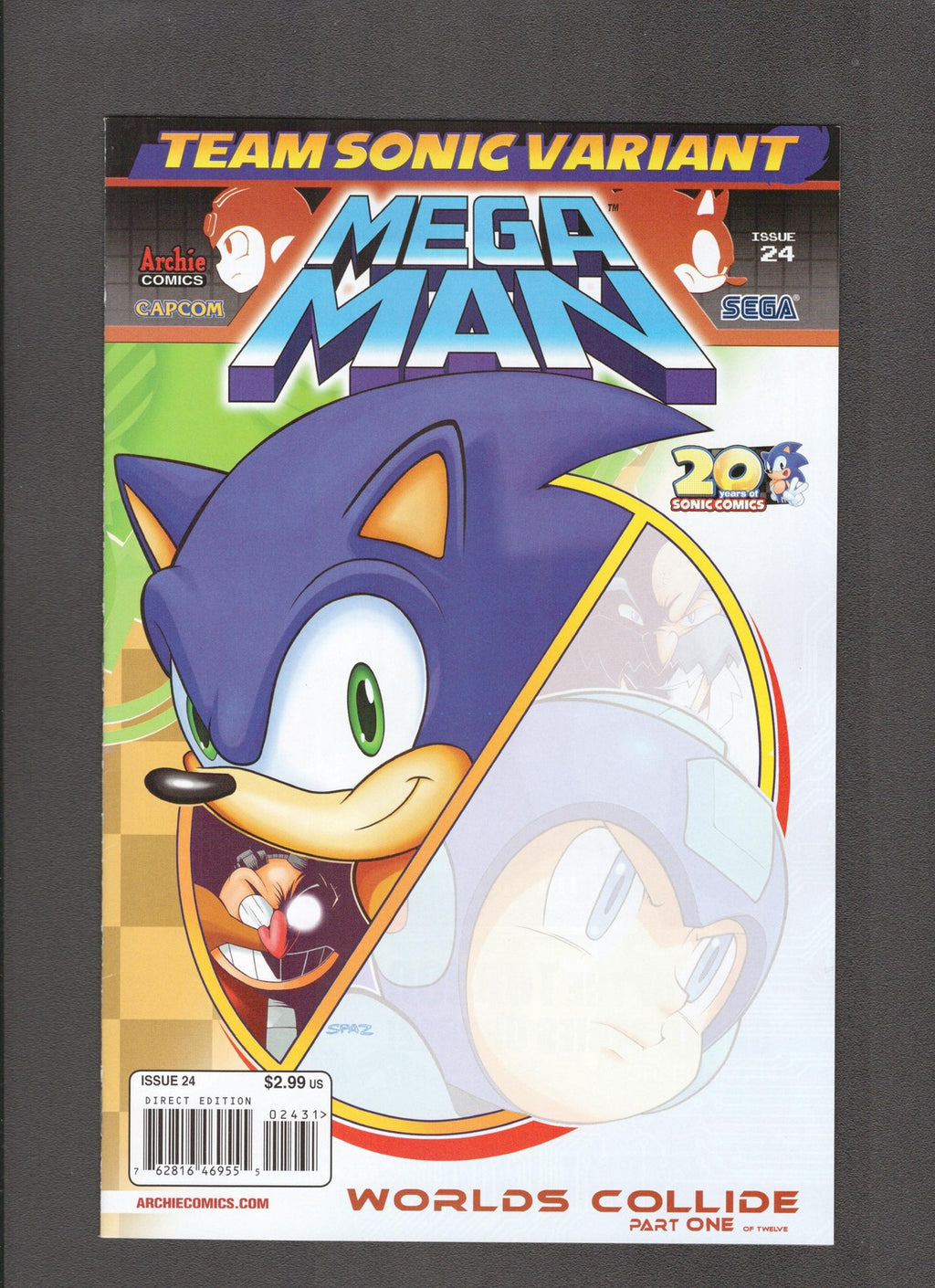 Mega Man #24b (2013) Team Mega Man World's Collide Pt. 1 Archie Comics