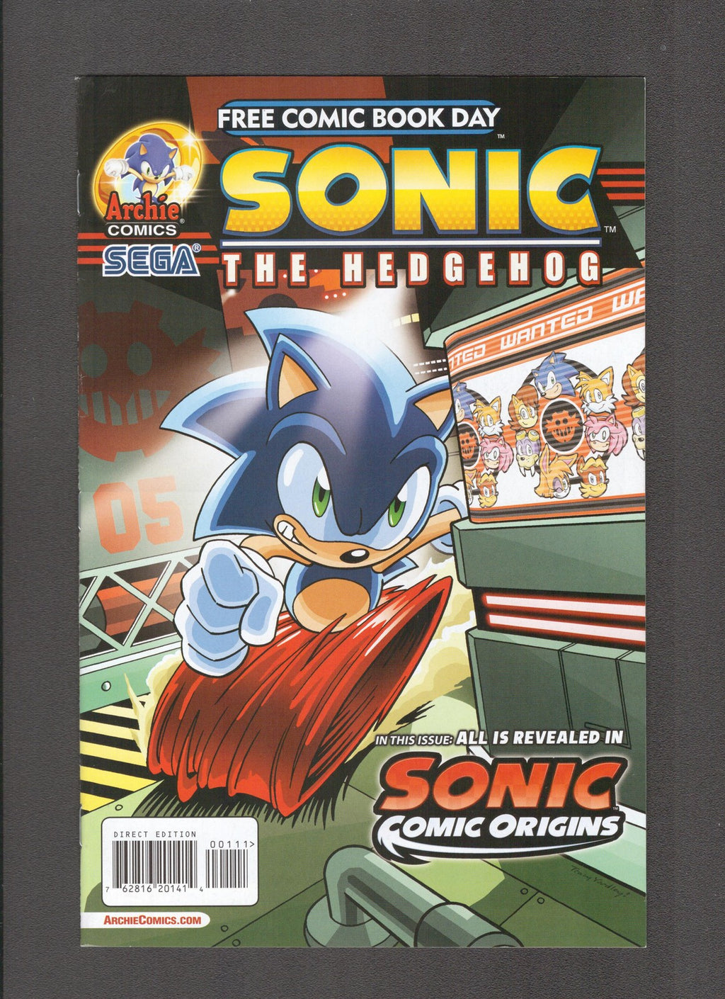 Sonic Comics Orgins Mega Man X #FCBD (2014) Archie Comics