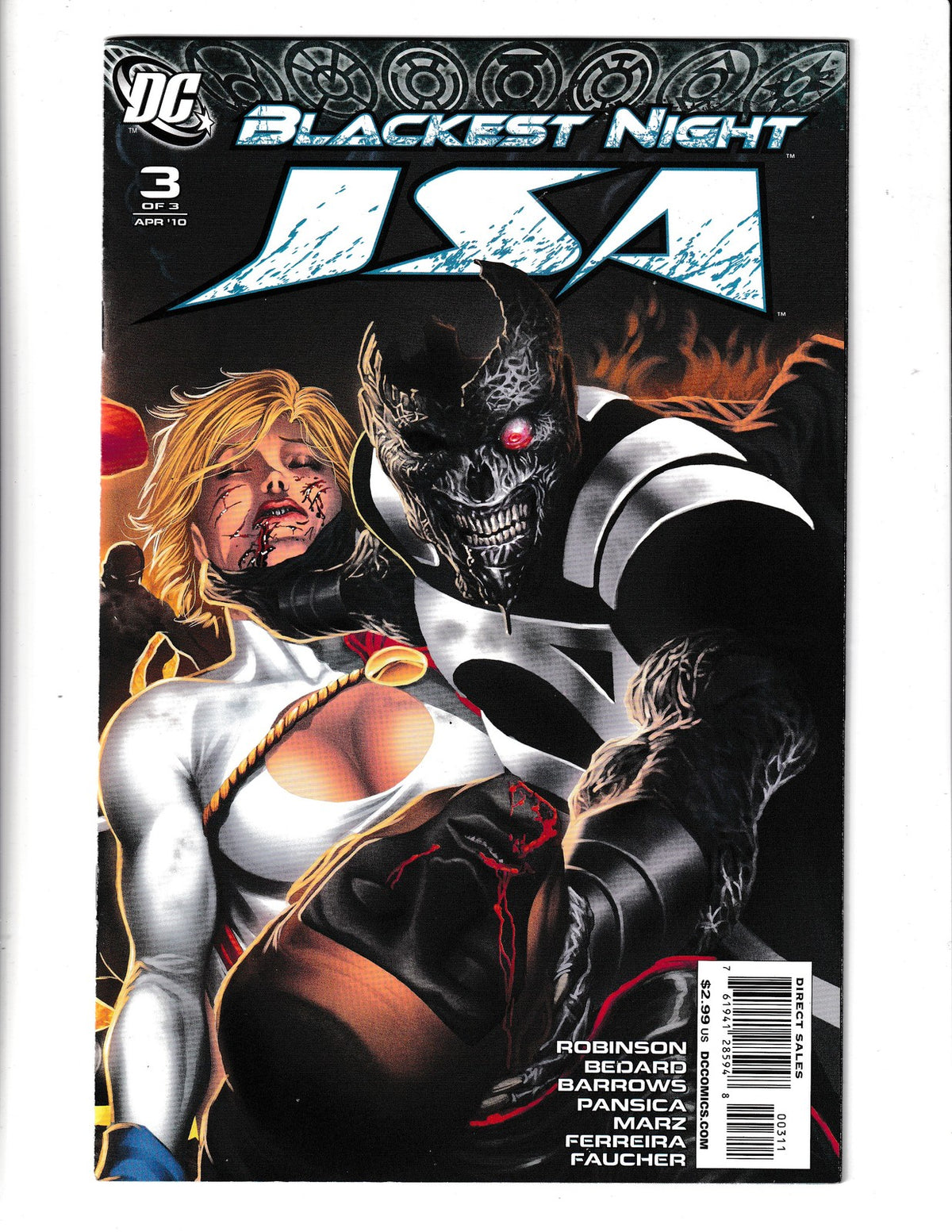 Blackest Night: JSA #3 (2010) DC Comics