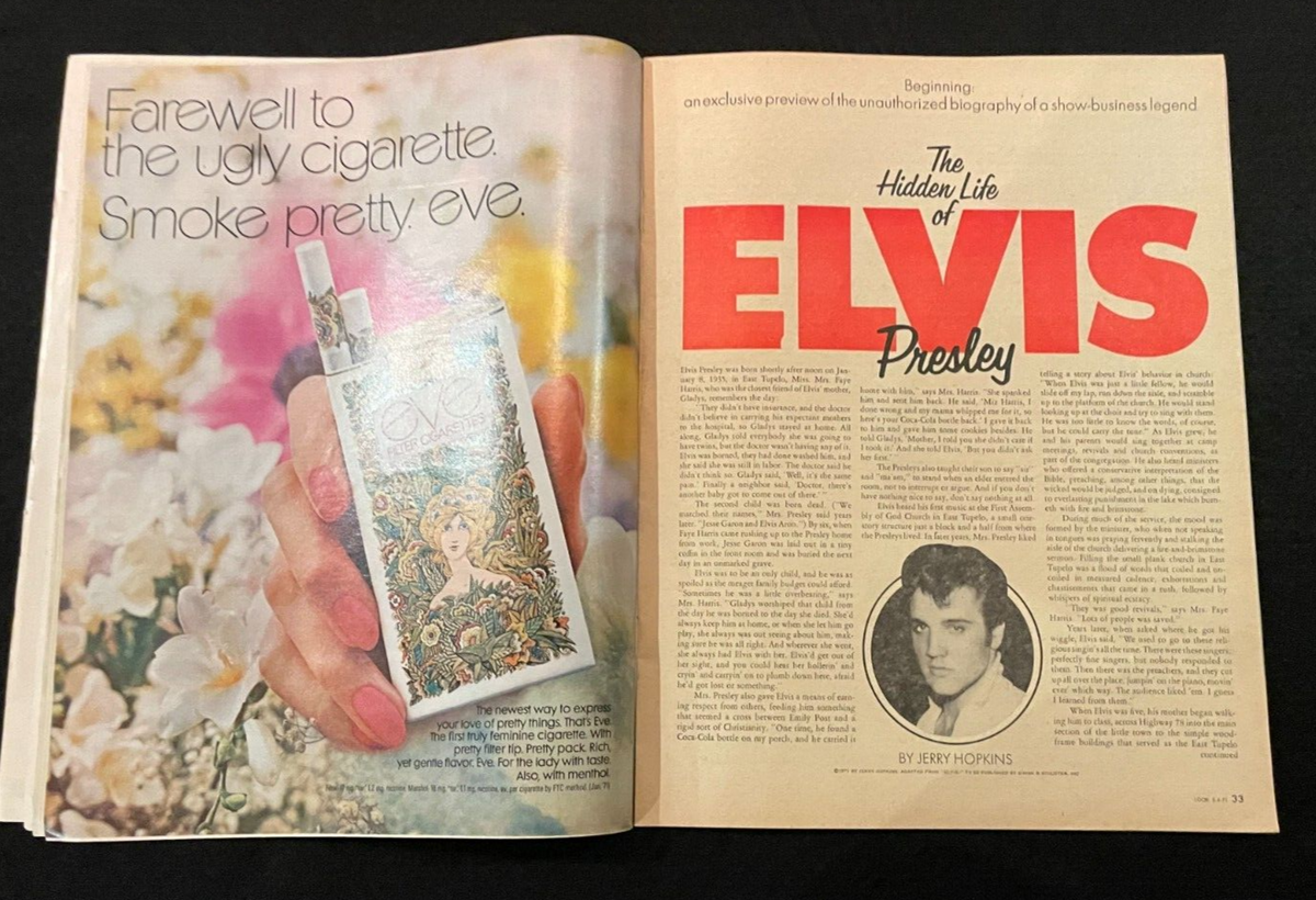 Look Magazine May 4 1971 Unauthorized: The Hidden Life of Elvis Presley