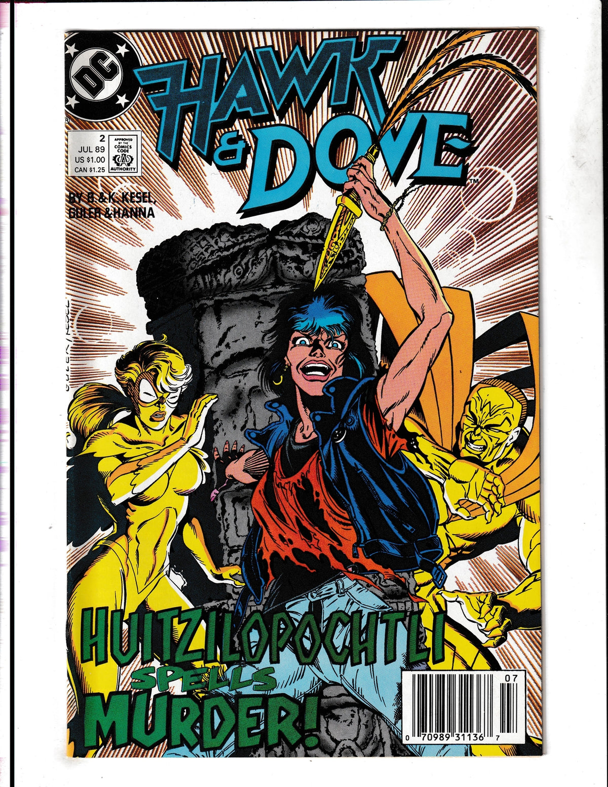 Hawk and Dove #2 (1989) DC Comics SKU:1717